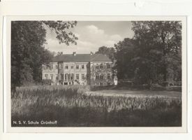 Grünhoff, Kreis Samland Adlig Grünhoff Kr. Samland, Schloß, N. S. V. Schule Samland, Orte im Kreis
