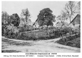 Altkrug, Ort, Kreis Gumbinnen  
