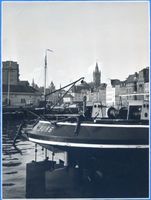 Königsberg (Pr.), Stadtkreis Königsberg Königsberg (Pr.), Hafen am Pregel mit Schloß Königsberg, Pregel