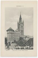 Königsberg (Pr.), Stadtkreis Königsberg Königsberg (Pr.), Königl. Schloss mit Kaiser-Wilhelm-Denkmal Königsberg, Schloß