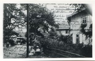 Kahlberg-Liep, Ort, Kreis Elbing Kahlberg-Liep, Villa  Kahlberg  und  Waldschlößchen  