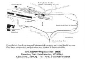 Rastenburg, Stadt, Kreis Rastenburg Bahnhofstraße