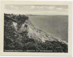 Georgenswalde, Kreis Samland Georgenswalde, Steilküste Георгенсвальде, обрывистый берег