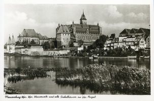 Marienburg, Westpr., Kreis Marienburg Marienburg i. Westpr., Die Marienburg von der Nogatseite VI Marienburg, Schloß
