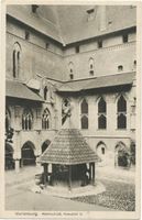 Marienburg, Westpr., Kreis Marienburg Marienburg, Die Marienburg, Kreuzhof mit Schloßbrunnen V Мариенбург, замок Мариенбург, крестовый двор с замковым колодцем, V