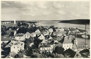 Nikolaiken Kr. Sensburg, Kreis Sensburg Nikolaiken Kr. Sensburg, Blick auf die Stadt II Masurische Seen