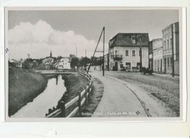 Soldau, Kreis Neidenburg Soldau, Partie an der Burg 