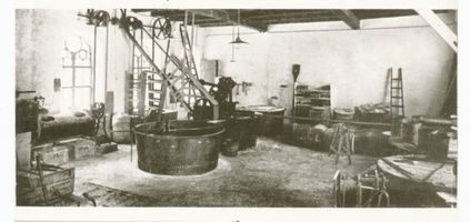 Tilsit, Stadt, Stadtkreis Tilsit Kirchenstraße 13 Tilsit, Kirchenstr, Ecke Fabrikstr., Seifenfabrik Schwenner und Hummel, Sudhaus II 