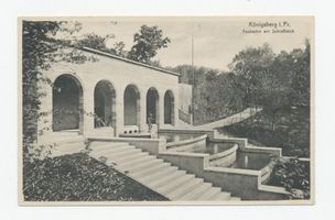Königsberg (Pr.), Stadtkreis Königsberg Königsberg, Kaskaden am Schloßteich XXIV Königsberg, Schloßteich