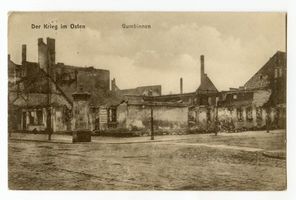 Gumbinnen, Stadt, Kreis Gumbinnen Gumbinnen, Zerstörungen 1915 VI Gumbinnen, 1. Weltkrieg