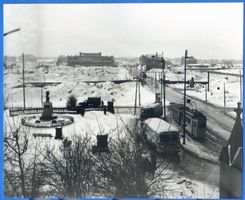 Königsberg (Pr.), Stadtkreis Königsberg Kaiser-Wilhelm-Platz Königsberg (Pr.), Blick vom Kaiser-Wilhelm-Platz auf die Börse über den Kneiphof Königsberg, Zweiter Weltkrieg und das Ende