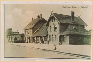 Maldeuten, Bahnhof, Kreis Mohrungen 