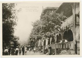 Kahlberg-Liep, Ort, Kreis Elbing Kahlberg-Liep, Bellevuestrasse mit Villa Wrangel Кальберг-Лип, Бельвюштрассе с виллой Врангеля