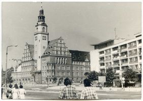 Allenstein, Stadtkreis Allenstein Allenstein - Olsztyn, Neues Rathaus und Neubaublock IV Allenstein, Neues Rathaus