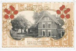 Gerdauen, Stadt und Bahnstation, Kreis Gerdauen 