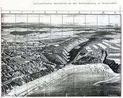 Neukuhren, Kreis Samland Neukuhren, Zufluchthafen, Karte 