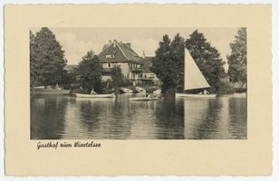 Wiartel, Försterei, Kreis Johannisburg Wiartel, Gasthof am See 