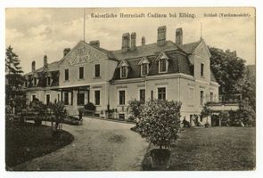 Cadinen, Kreis Elbing Cadinen, Schloß, Vorderansicht Cadinen, Schloß