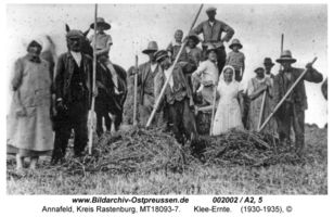 Annafeld, Kreis Rastenburg 