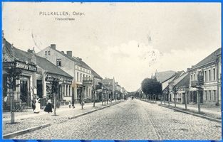Schloßberg, Kreisstadt, Kreis Schloßberg Pillkallen Kr. Schlossberg, Tilsiter Straße IV Пиллкаллен, окр. Шлоссберг, Тильзитерштрассе, IV