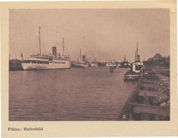 Pillau, Seestadt, Kreis Samland Pillau, Seestadt, Hafenbild Pillau, Hafen