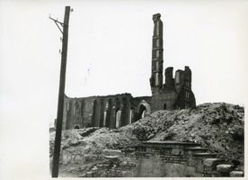 Braunsberg Kr. Braunsberg, Kreis Braunsberg Braunsberg, Kath. Pfarrkirche - Ruine Ostpreußen, Zweiter Weltkrieg und das Ende