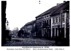 Bischofstein, Kreis Rößel Bartensteiner Straße  