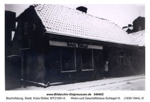 Bischofsburg, Stadt, Kreis Rößel Hindenburgstraße 6 und 6a