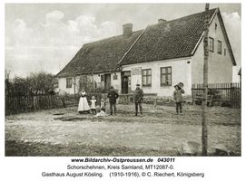 Schorschehnen, Kreis Samland  Samland, Orte im Kreis