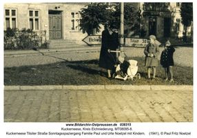 Kuckerneese, Ort, Kreis Elchniederung Tilsiter Straße
