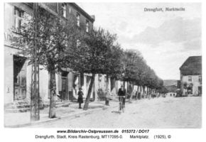 Drengfurth, Stadt, Kreis Rastenburg Marktplatz