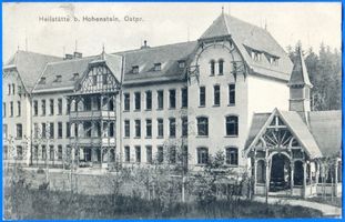 Hohenstein Kr. Osterode, Stadt, Kreis Osterode Hohenstein Kr. Osterode, Heilstätte bei Hohenstein II Хоэнштайн, уезд Остероде, лечебница близ Хоэнштайна, II