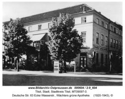 Tilsit, Stadt, Stadtkreis Tilsit Deutsche Straße 63