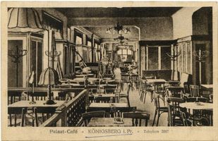 Königsberg (Pr.), Stadtkreis Königsberg Königsberg (Pr.), Palast-Cafe, Innen II Königsberg, Stadtteil Roßgarten