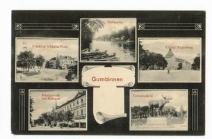 Gumbinnen, Stadt, Kreis Gumbinnen Gumbinnen, 5 Aufnahmen 