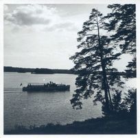  Niedersee, Motorboot auf dem Niedersee Нидерзее, моторная лодка на Нидерзее