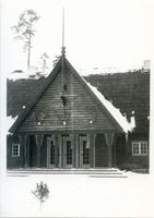 Reichsjägerhof, Kreis Goldap Reichsjägerhof, Winterbild, Eingang 