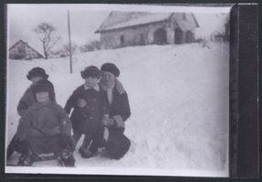 Landkeim Kr.Samland, Kreis Samland Landkeim Kr. Samland, Rodelvergnügen am Schmiedeberg 