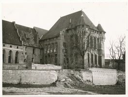 Marienburg, Westpr., Kreis Marienburg Marienburg i. Westpr., Hochschloß, Zerstörungen am Hochmeisterpalast Ostpreußen, Zweiter Weltkrieg und das Ende