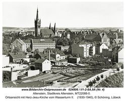 Allenstein, Stadtkreis Allenstein  Allenstein, Panoramabilder