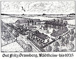 Rädtkeim, Kreis Gerdauen Rädtkeim, Gut Fritz Gramberg Rädtkeim (Zeichnung) 