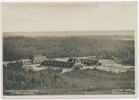 Rossitten Kr. Samland, Kreis Samland Rossitten Kr. Samland, Segelfliegerschule, Hallen und Unterkünfte Rossitten Kr. Samland, Segelfliegerschule