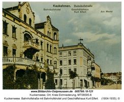 Kuckerneese, Ort, Kreis Elchniederung Bahnhofstraße  