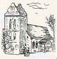 Kruglanken, Kreis Angerburg Kruglanken, Kirche, Zeichnung 