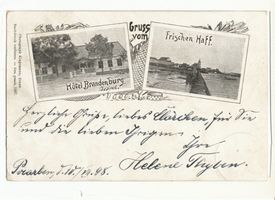 Brandenburg (Frisches Haff), Kreis Heiligenbeil Brandenburg, Hotel Brandenburg, Frisches Haff Бранденбург, отель «Бранденбург», Фришский залив