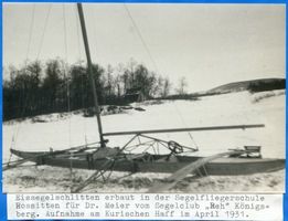  Kurisches Haff, Eissegelschlitten 