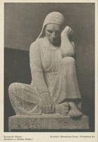 Stuhm, Stadt, Kreis Stuhm Stuhm, Denkmal   Trauernde Mutter  