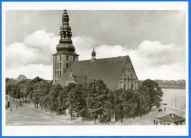 Tilsit, Stadt, Stadtkreis Tilsit Tilsit, Deutsche Kirche, Ansicht von Südosten VII Tilsit, Deutsche Kirche (Deutschordens-Kirche, Stadtkirche, Alte Kirche)