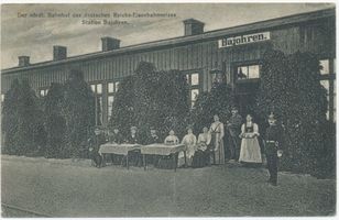 Bajohren Kr. Memel, Kreis Memel Bajohren Kr. Memel, Bahnhof 