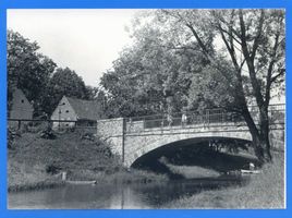 Treuburg, Kreis Treuburg Treuburg, Steinbrücke über die Lega 